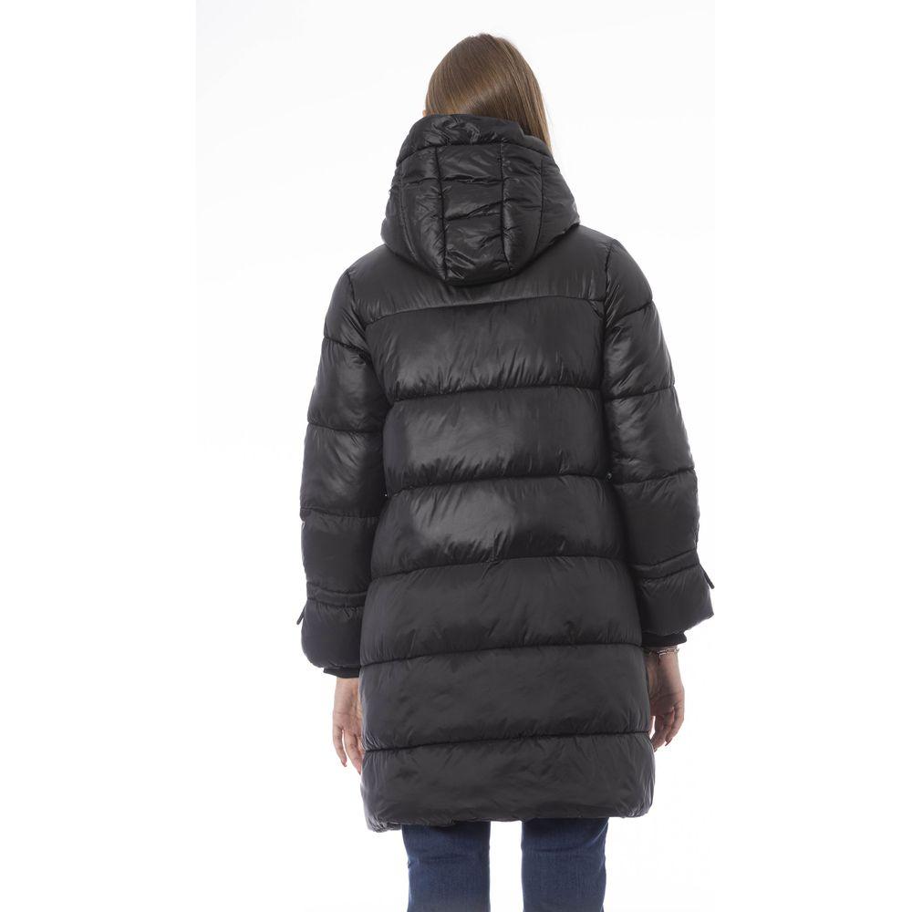 Baldinini Trend Black Nylon Women Jacket BA-23892-3XL-FBB-296
