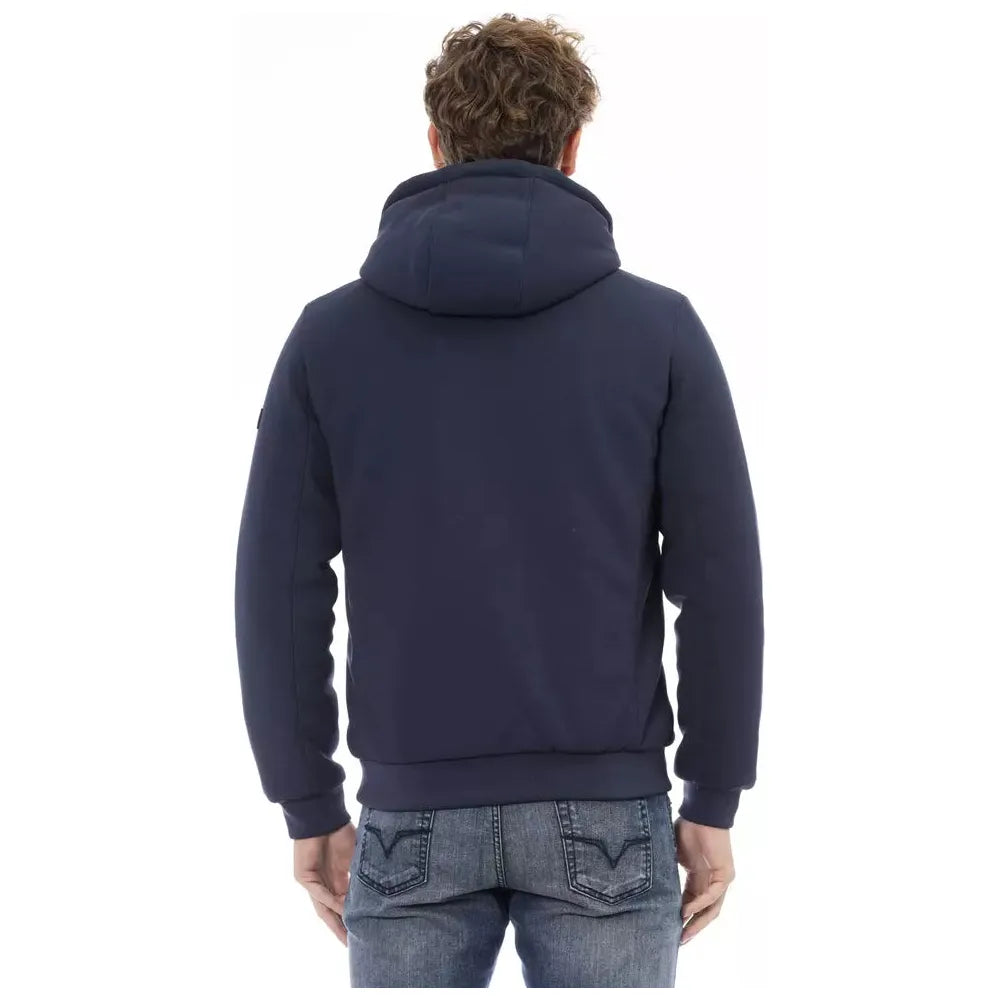 Baldinini Trend Blue Polyester Men Jacket BA-23718-M-FBB-297