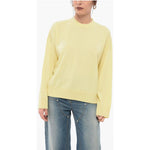 Bottega Veneta Straight Fit Wool Crew Neck Sweater