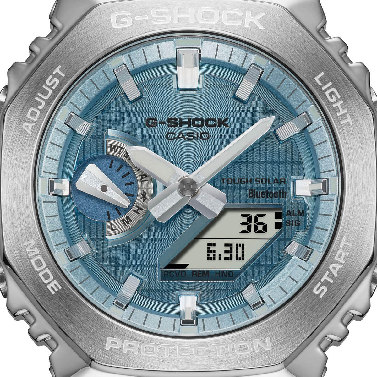 CASIO G-SHOCK Mod. G-STEEL Bluetooth® - LIGHT BLUE GBM-2100A-1A2ER