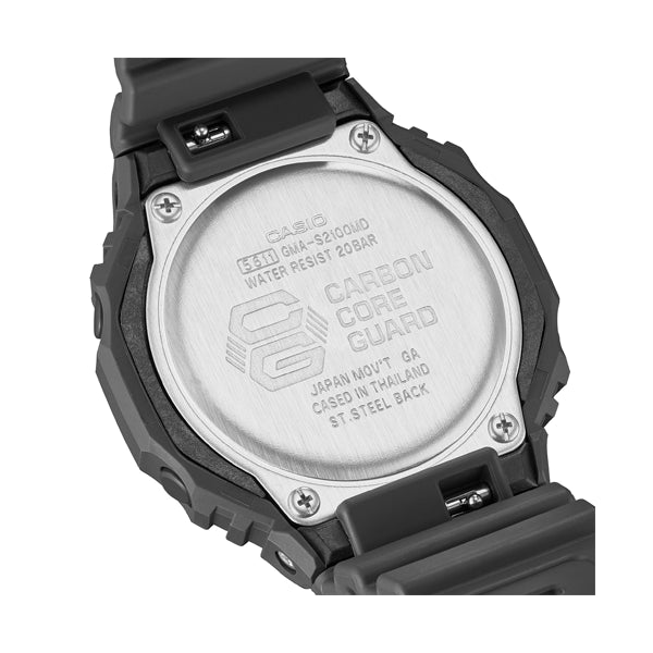 CASIO G-SHOCK Mod. OAK COMPACT - METALLIC DIAL SERIE - BLACK GMA-S2100MD-1AER