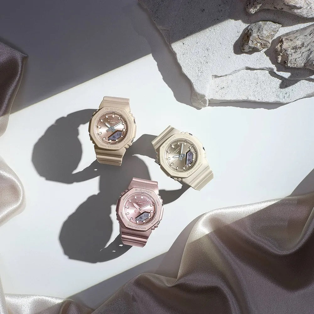 CASIO G-SHOCK Mod. OAK SILKY TEXTURE SERIE - WHITE GMA-P2100ST-7AER