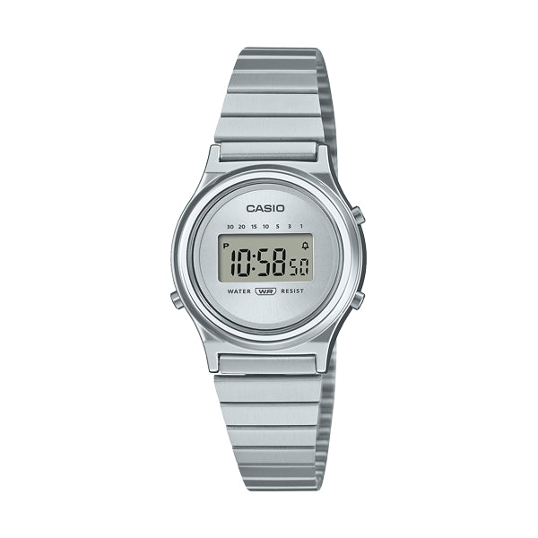 CASIO VINTAGE Mod. MINI COLLECTION SLIM ROUND - SILVER WATCHES