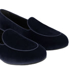 Charles Philip Charles Philip Blue Velvet Loafer CH-15379-EU43/US10