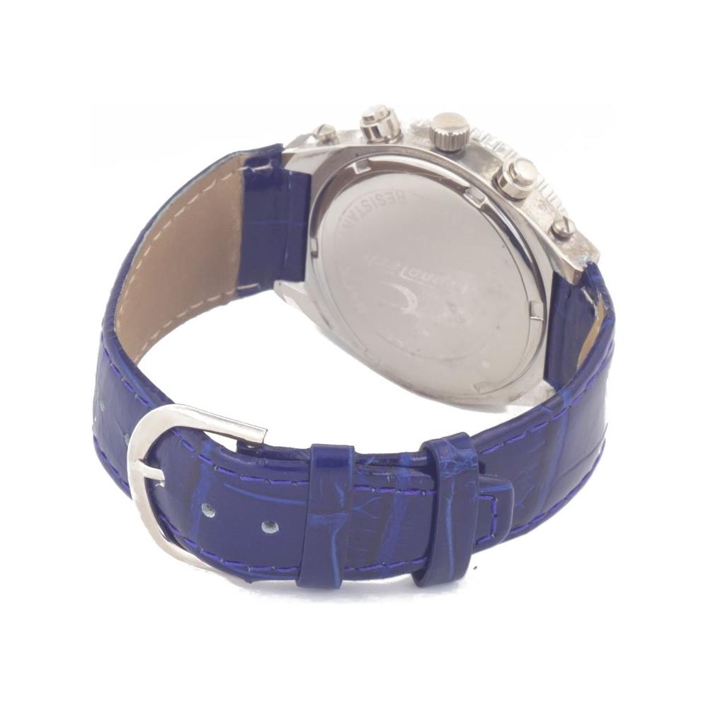 Chronotech Blue Leather Watch 1728,Blue,Chronotech,New with tags,Watches for Women - Watches,Women Chronotech CHCT7284S03AC
