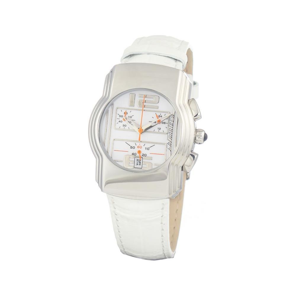 Chronotech White Leather Watch 1728,67434610848,Chronotech,New with tags,Watches,Watches for Women - Watches,White,Women Chronotech CHCT7280B06AC