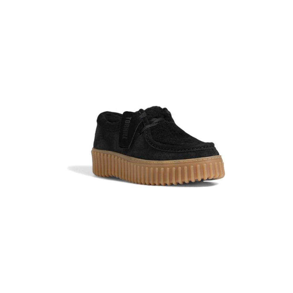 Clarks Black Sponge Flat Shoe CL7000001663838RO