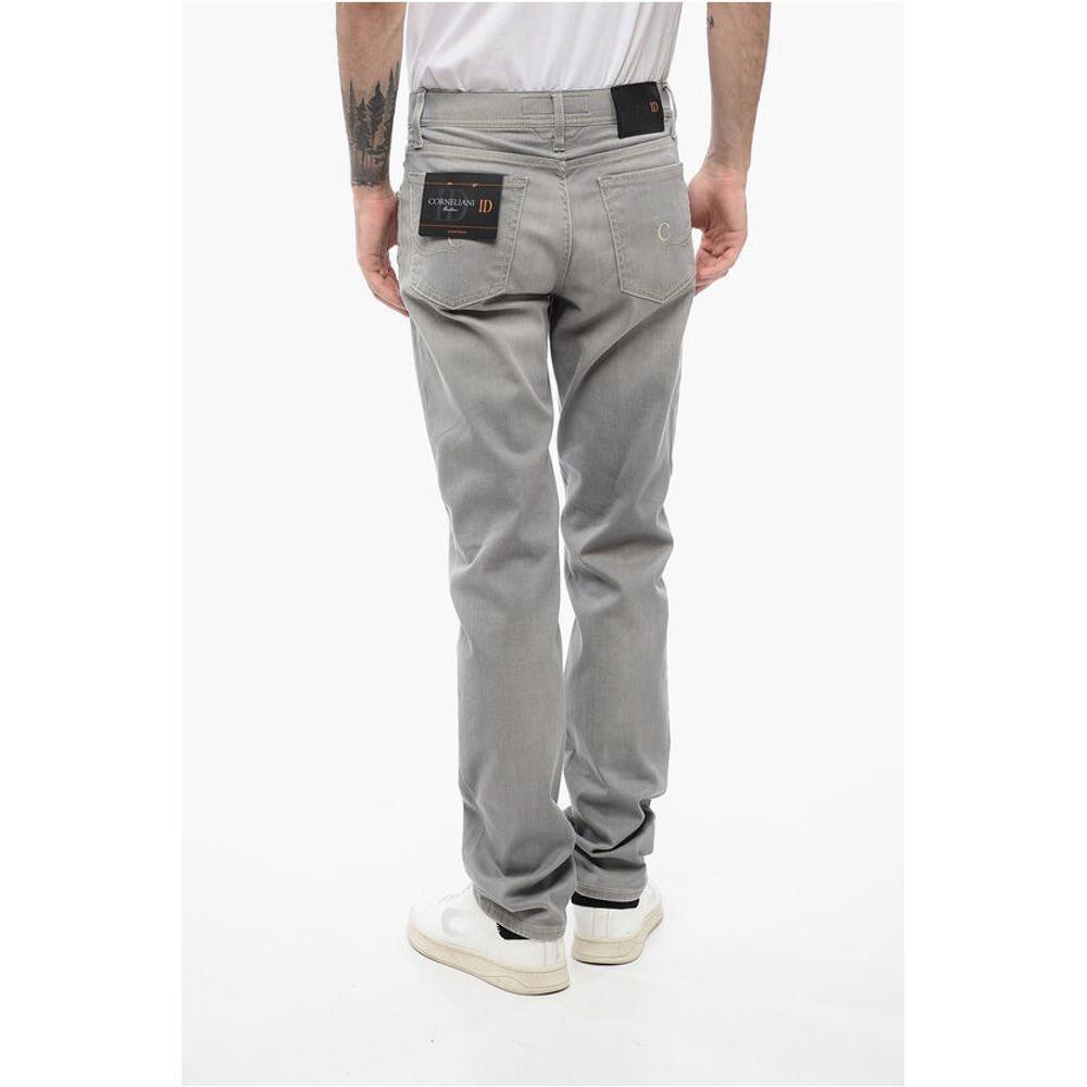 Corneliani ID Straight Leg Stretch Denim Jeans 19cm