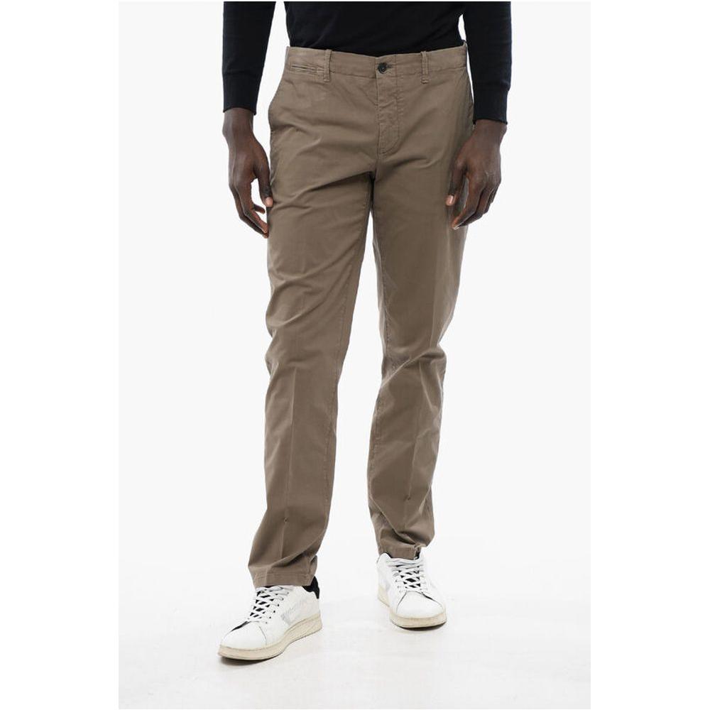 Corneliani Corneliani ID Stretch Cotton Chinos Pants with Belt Loops CO-P618425-W56