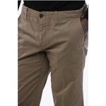 Corneliani Corneliani ID Stretch Cotton Chinos Pants with Belt Loops CO-P618425-W56