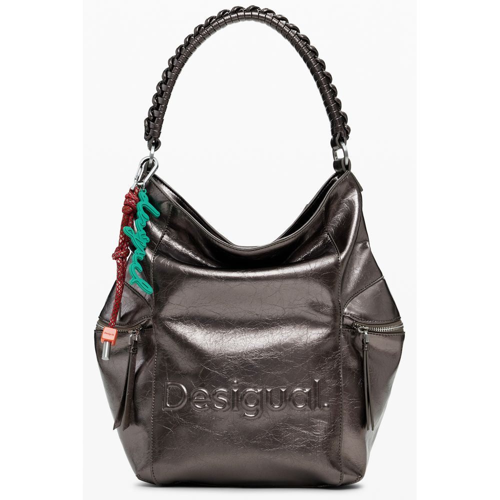 Desigual Bronze Polyethylene Women Backpack DE-39842