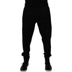 Dolce & Gabbana Black Cotton Blend Jogger Sweatpants Pants PAN75190-52