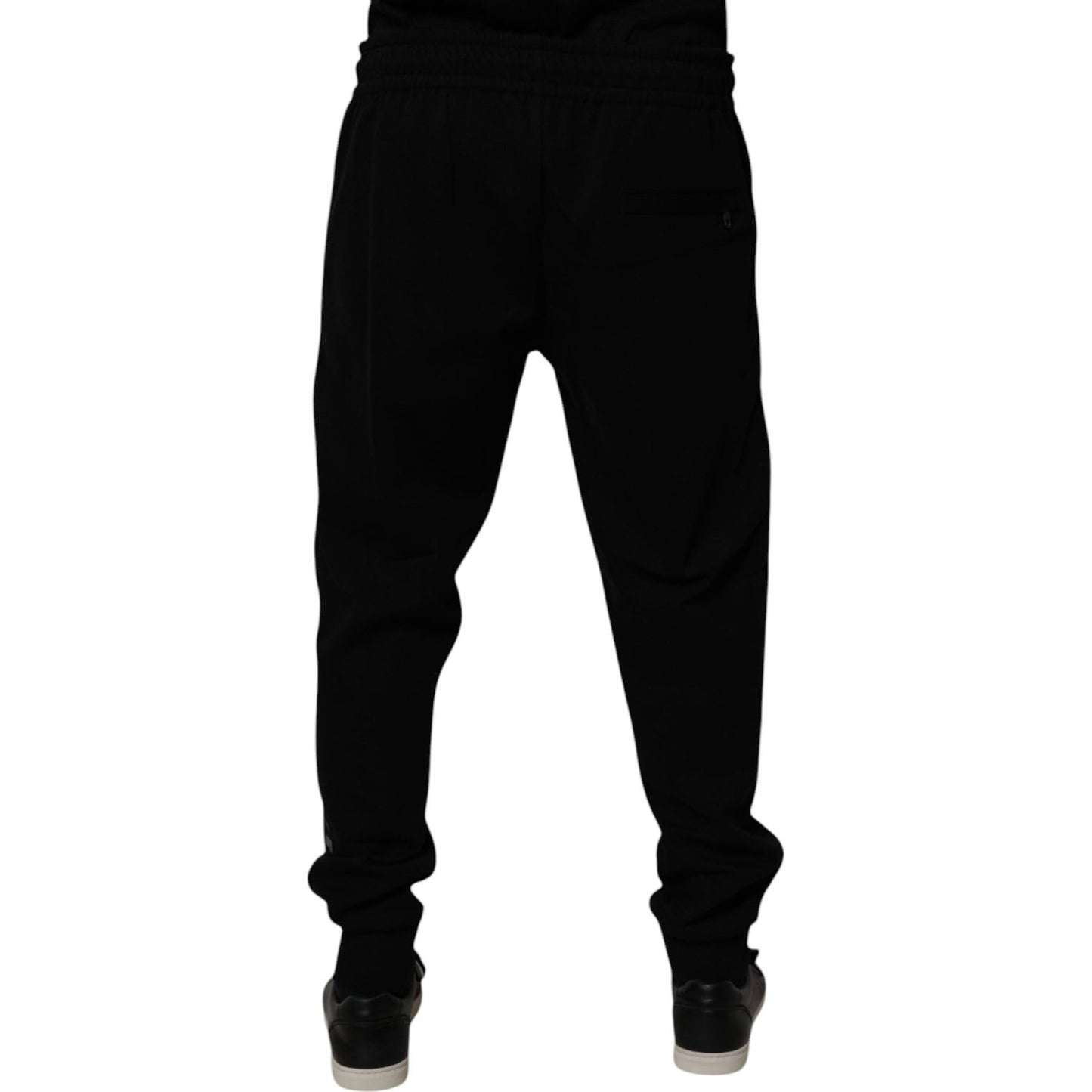 Dolce & Gabbana Black Cotton Blend Jogger Sweatpants Pants PAN75190-52