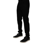 Dolce & Gabbana Black Cotton Stretch Slim Fit Men Denim Jeans PAN75191-52