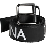 Dolce & Gabbana Black Leather Classic Metal Logo Buckle Belt 100 cm / 40 Inches,1728,67345645728,Accessories,Belts - Men - Accessories,Black,Dolce & Gabbana,Men,Men - Accessories,New with tags Dolce & Gabbana BEL9338-100