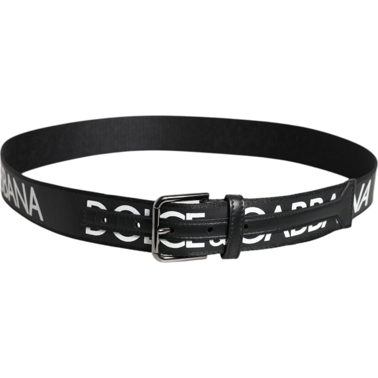 Dolce & Gabbana Black Leather Classic Metal Logo Buckle Belt 100 cm / 40 Inches,1728,67345645728,Accessories,Belts - Men - Accessories,Black,Dolce & Gabbana,Men,Men - Accessories,New with tags Dolce & Gabbana BEL9338-100