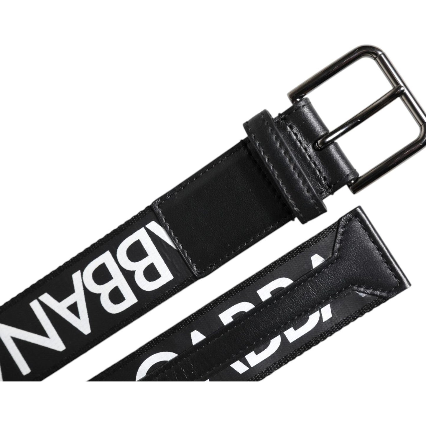Dolce & Gabbana Black Leather Classic Metal Logo Buckle Belt 100 cm / 40 Inches,1728,67345645728,Accessories,Belts - Men - Accessories,Black,Dolce & Gabbana,Men,Men - Accessories,New with tags Dolce & Gabbana BEL9338-100
