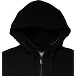 Dolce & Gabbana Black Logo Plaque Hooded Full Zip Sweater TSH86996-54