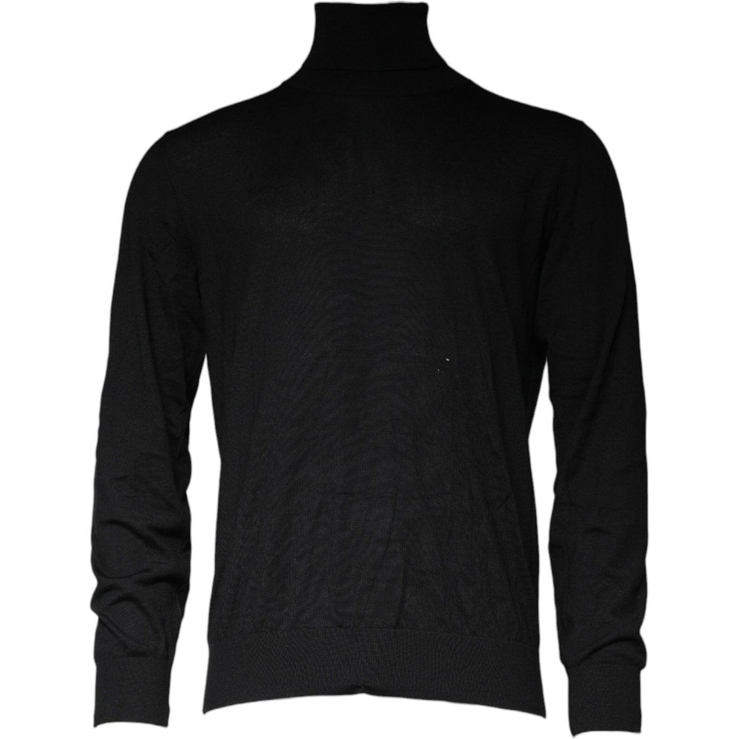 Dolce & Gabbana Black Long Sleeve Turtleneck Men Pullover Sweater TSH87058-52