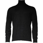 Dolce & Gabbana Black Long Sleeve Turtleneck Men Pullover Sweater TSH87058-52
