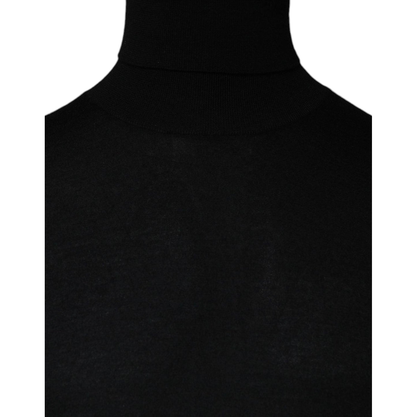 Dolce & Gabbana Black LongSleeve Turtleneck Pullover Sweater TSH86992-48