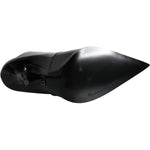 Dolce & Gabbana Black Patent Leather Pointed Ankle Boots Shoes LA11372-35