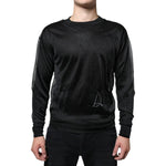 Dolce & Gabbana Black Polyester Pullover Sweatshirt Sweater TSH87129-44