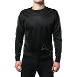 Dolce & Gabbana Black Polyester Pullover Sweatshirt Sweater TSH87129-44