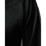 Dolce & Gabbana Black Polyester Pullover Sweatshirt Sweater TSH87129-44