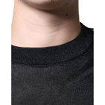 Dolce & Gabbana Black Polyester Pullover Sweatshirt Sweater TSH87129-44