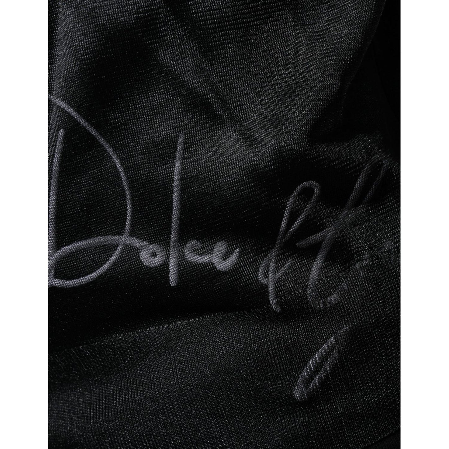Dolce & Gabbana Black Polyester Pullover Sweatshirt Sweater TSH87129-44