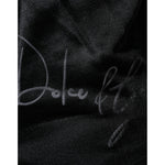 Dolce & Gabbana Black Polyester Pullover Sweatshirt Sweater TSH87129-44