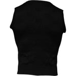 Dolce & Gabbana Black Silk Round Neck Sleeveless T-shirt TSH87507-40