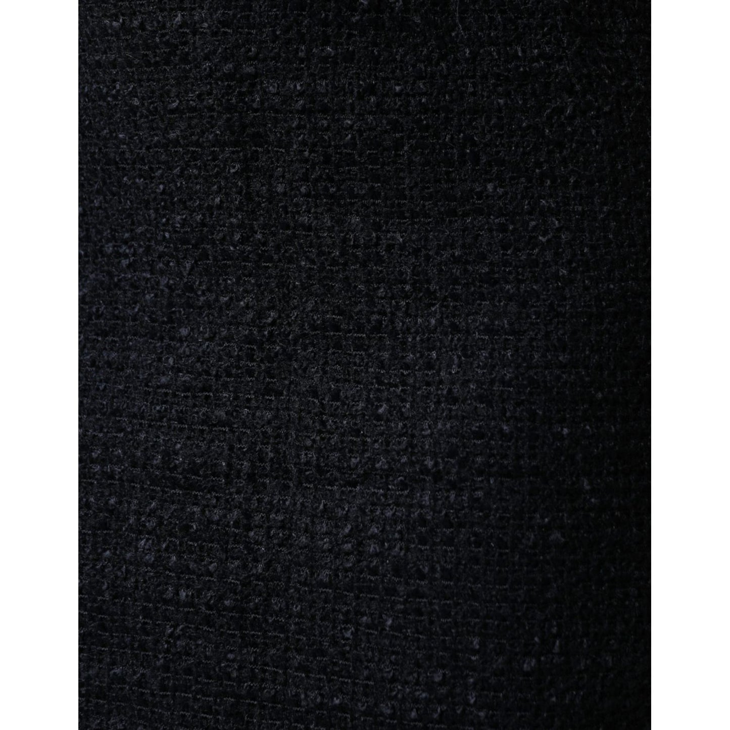 Dolce & Gabbana Black Virgin Wool Pencil Cut Midi Skirt SKI2039-36