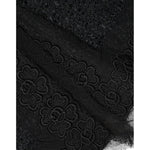 Dolce & Gabbana Black Virgin Wool Pencil Cut Midi Skirt SKI2039-36