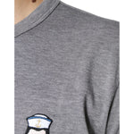 Dolce & Gabbana Gray Cotton #DGFamily Short Sleeves T-shirt TSH86670-52