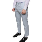Dolce & Gabbana Light Blue Cotton Dress Pants PAN75346-48