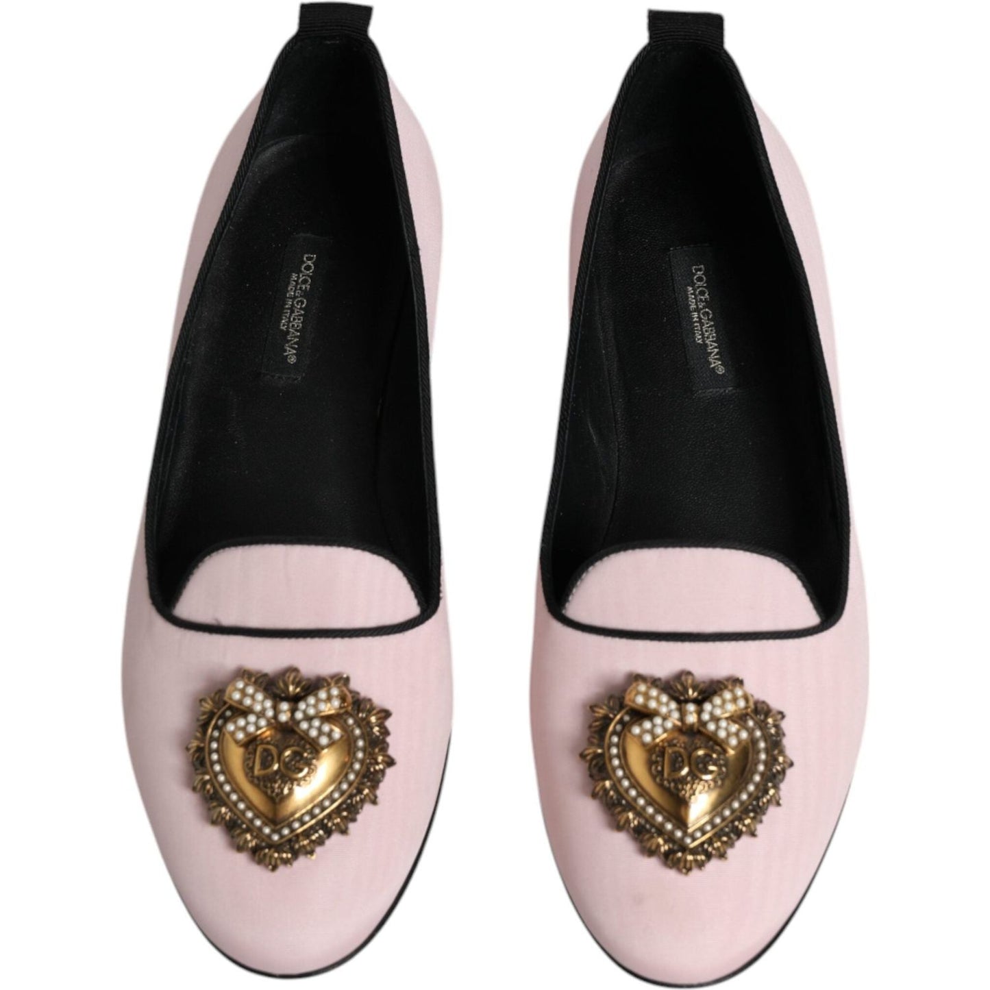 Dolce & Gabbana Dolce & Gabbana Light Pink Velvet Slip On Loafers Flats Shoes LA12013-36 1728,67345645728,Dolce & Gabbana,EU36/US6,Flat Shoes - Women - Shoes,Material: 60% Silk 20% Viscose 20% Cotton (velvet),Pink,Preowned / Defect,Shoes,Women,Women - Sho