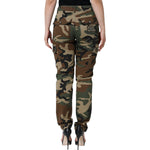 Dolce & Gabbana Multicolor Camouflage Cargo Pants PAN75642-36