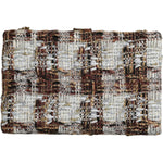 Dolce & Gabbana Multicolor Tweed Floral Clutch Crossbody Bag BAG4129