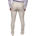 Dolce & Gabbana Off White Chino Wool Skinny Pants PAN75317-48
