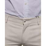 Dolce & Gabbana Off White Chino Wool Skinny Pants PAN75317-48