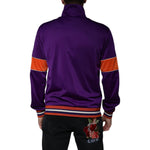 Dolce & Gabbana Purple Polyester Full Zip Long Sleeve Sweater TSH86612-46