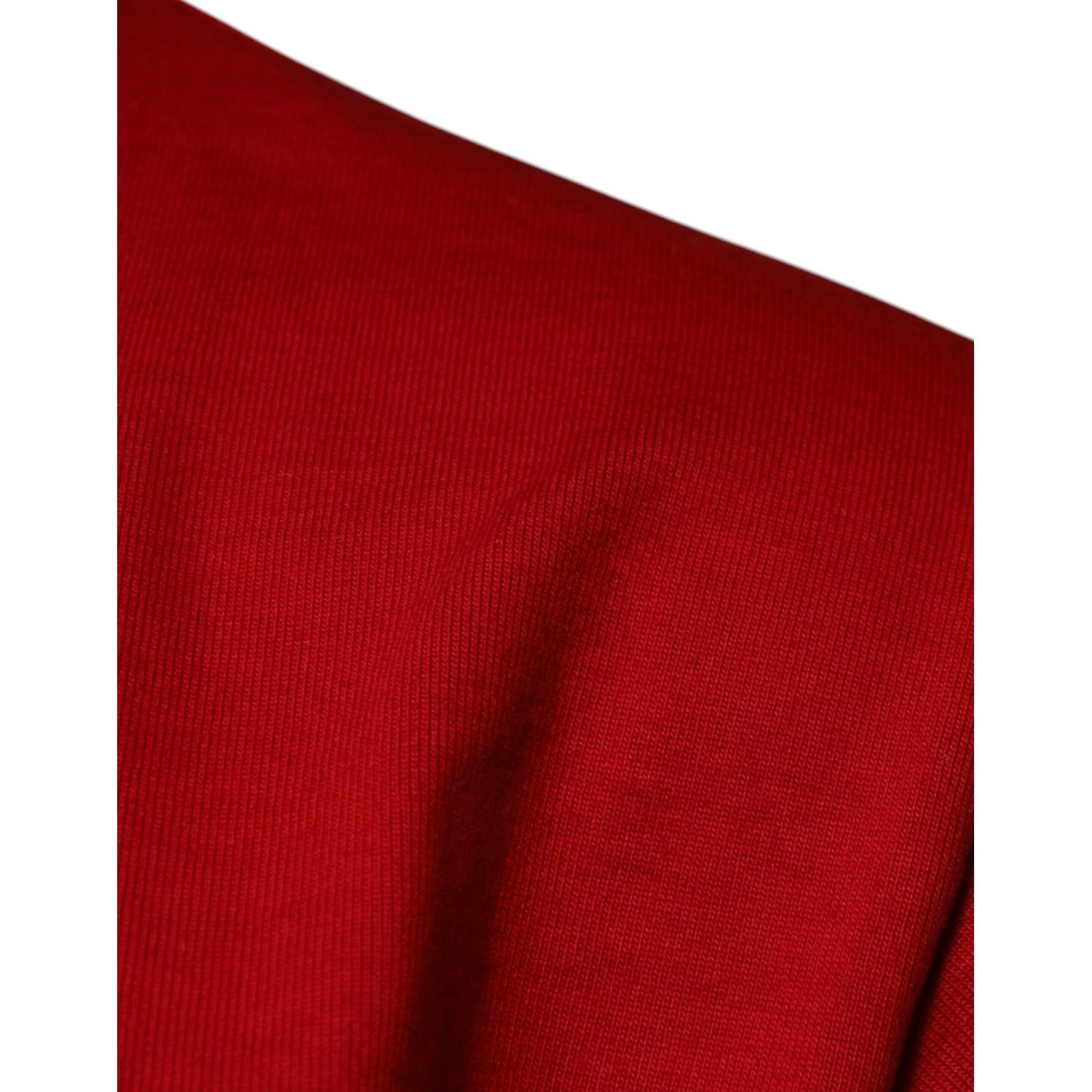 Dolce & Gabbana Red DG Eye Cotton Crew Neck T-shirt TSH87472-44