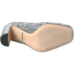 Dolce & Gabbana Silver Sequin Embellished Heels Pumps Shoes LA10787-39