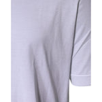 Dolce & Gabbana White Cotton Crew Neck Short Sleeves T-shirt TSH87404-48