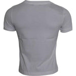 Dolce & Gabbana White Cotton Round Neck Short Sleeve T-shirt TSH86449-44