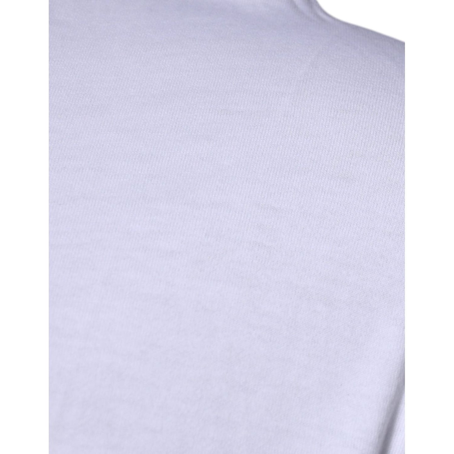 Dolce & Gabbana White DG Embroidery Cotton Crew Neck T-shirt TSH87369-56
