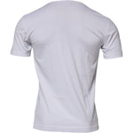 Dolce & Gabbana White D&G King Of Love Cotton Crew Neck T-shirt TSH87371-44