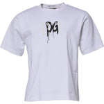 Dolce & Gabbana White DG Logo Crew Neck Short Sleeve T-shirt TSH87259-44
